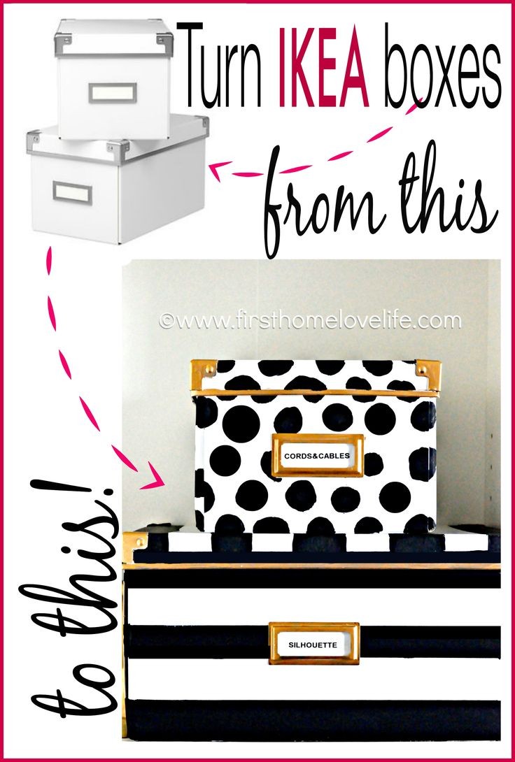 Kate Spade inspired storage boxes to hide away all...