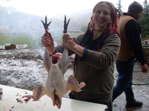 Butchering Chickens - 		 If you raise your own mea...