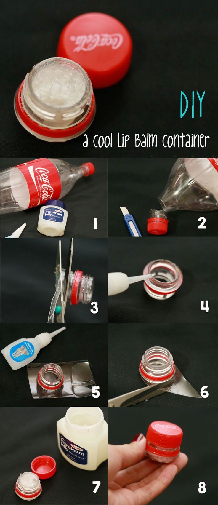 Make a Cool Lip Balm Container #recycling #DIY