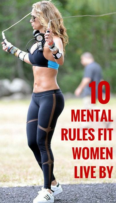 Mental rules that fit women follow dearly. #fitnes...