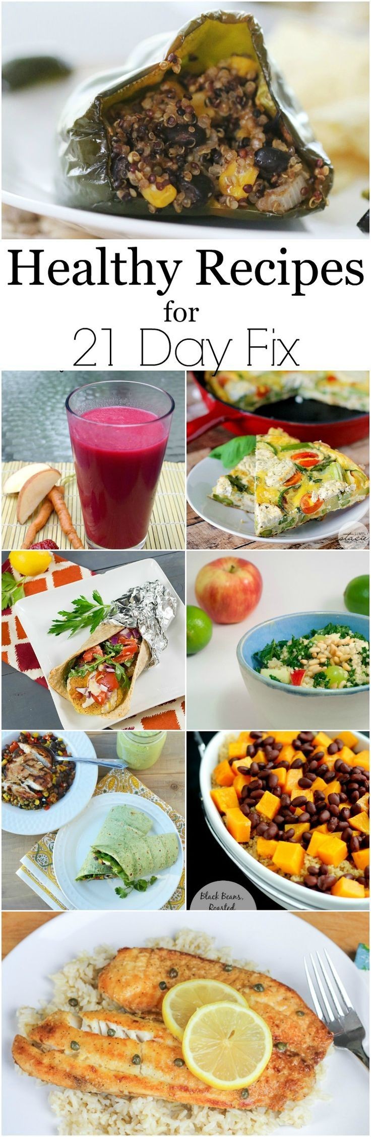 Healthy Recipes for 21 Day Fix for dinner or lunch...
