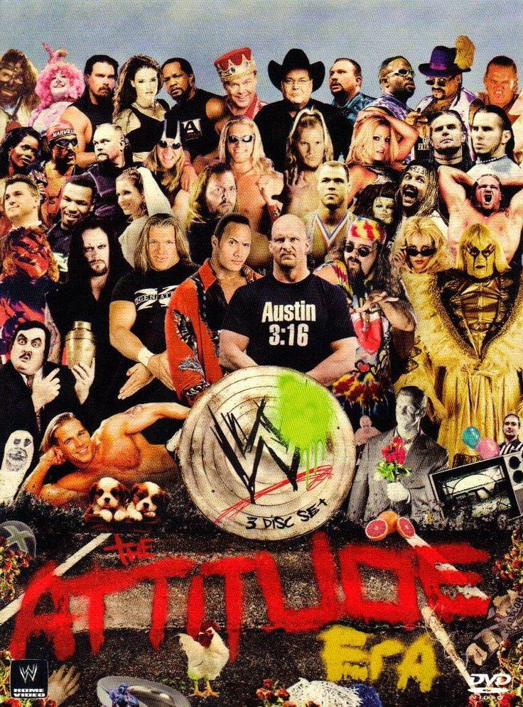 The best era of WWE, the attitude era, where legen...