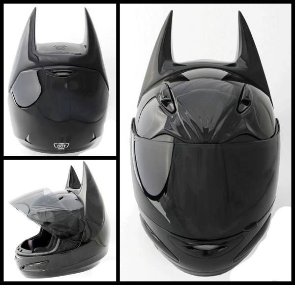 batman motorcycle helmet..WANT NOW....I'll get the...
