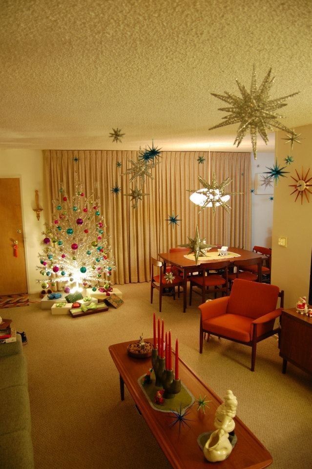 Omg I have to do this. Mid Century Modern Christma...