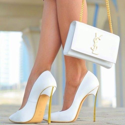 Casadei and YSL #shoes #omgshoes #beautyinthebag