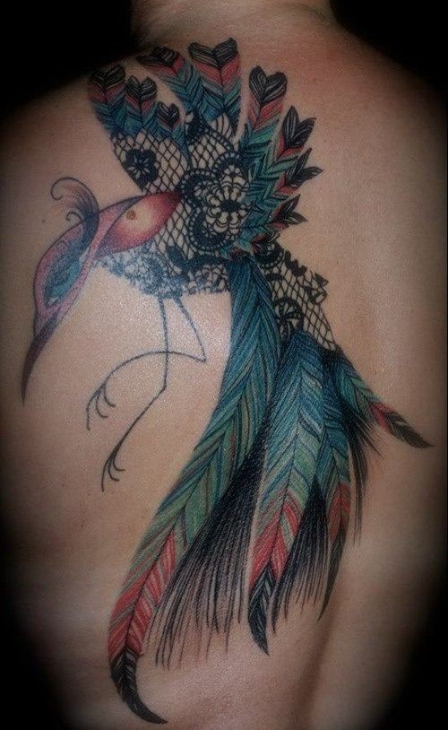 Love these feathers... "Tattoo Ideas Central &#187...