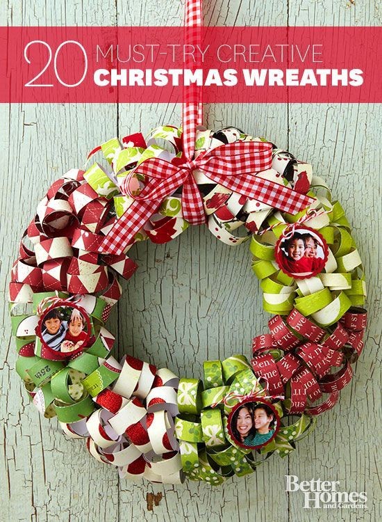 20 pretty homemade Christmas wreaths Better Homes...