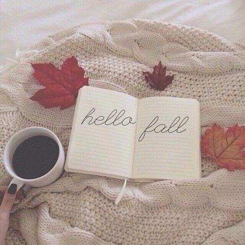 coffee,book & fall