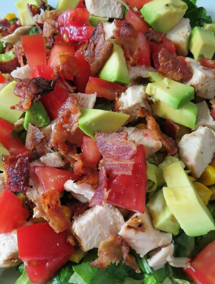 Chicken and Bacon Chopped Salad - A savory,filling...