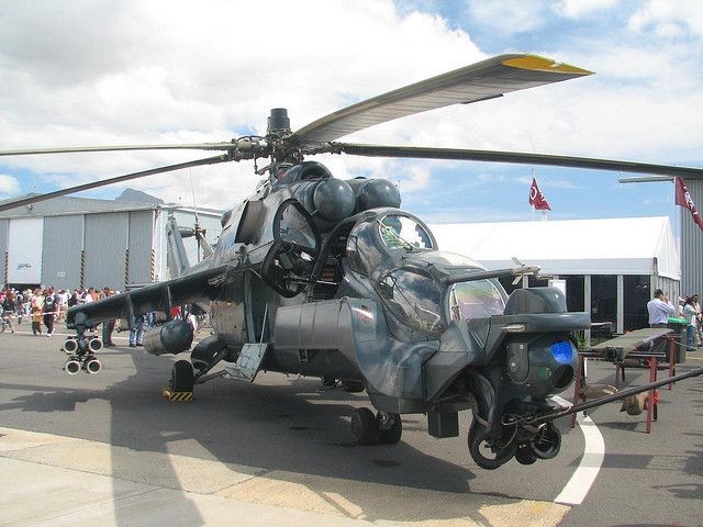 Mi 24 Super Hind Helicopter.