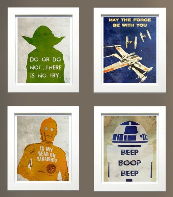 Redecorating Your Kid's Room with Star Wars style....