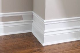 Make your baseboard more dramatic...add small piec...