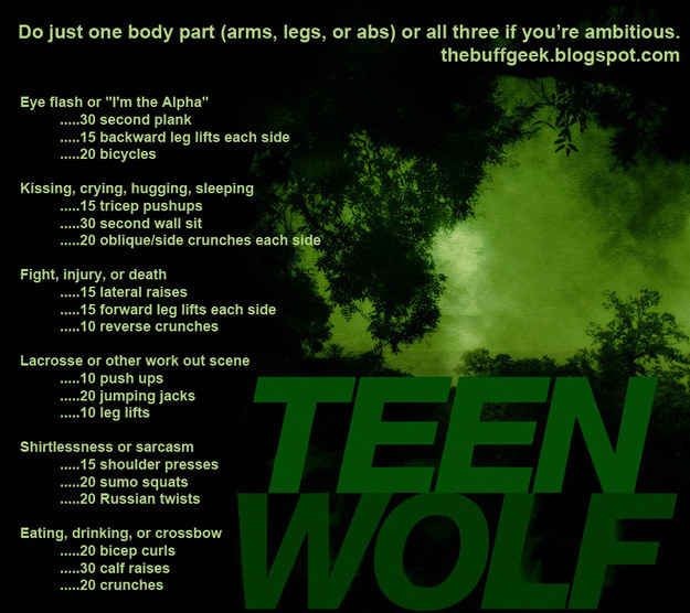 Teen Wolf | 43 Workouts That Allow You To Watch An...