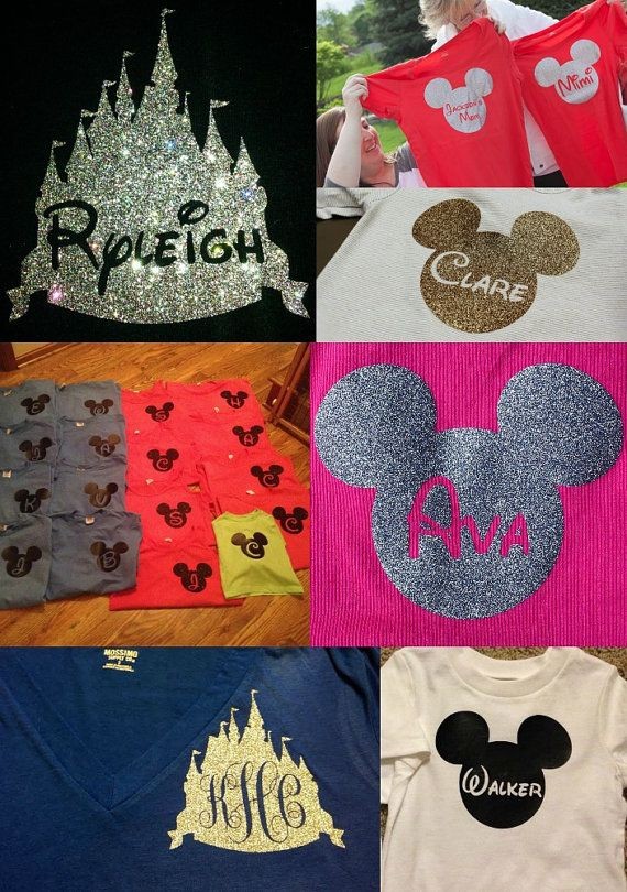 Personalized Iron On Disney World inspired by baby...