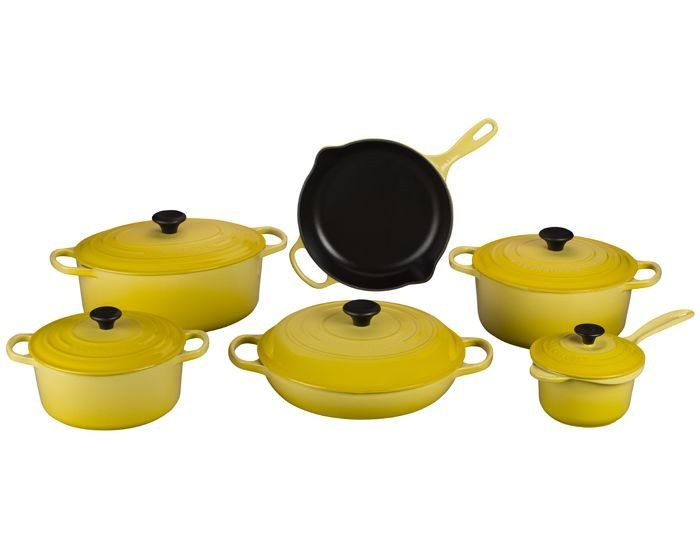 I'm using Le Creuset for color and function in the...