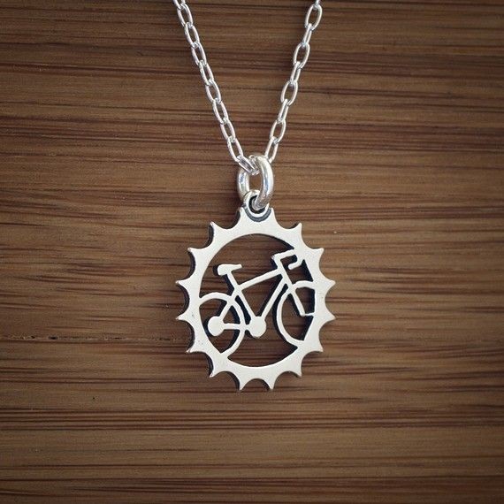 Sterling Silver Bicycle Charm  - (Just the charm,...
