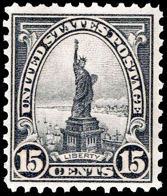 Liberty, a .15¢ grey US stamp issued in 1931