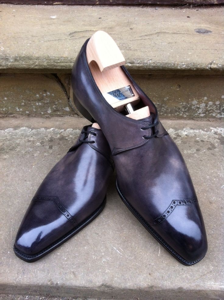 G&G Deco Rogers in Antique and Pearl Grey Calf