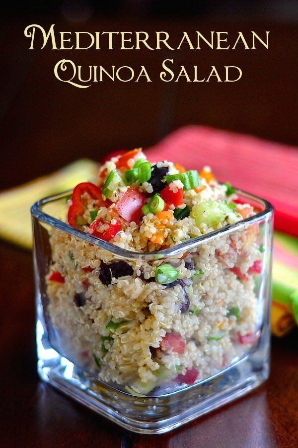 Mediterranean Quinoa Salad - a versatile, healthy,...
