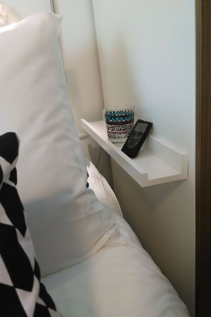 Think you don’t have space for a nightstand?...