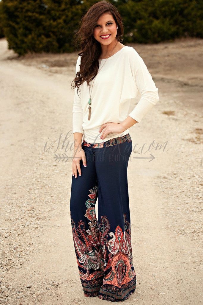 JUST ABOUT ANYWHERE PALAZZO PANTS + LUXURIOUS SS C...