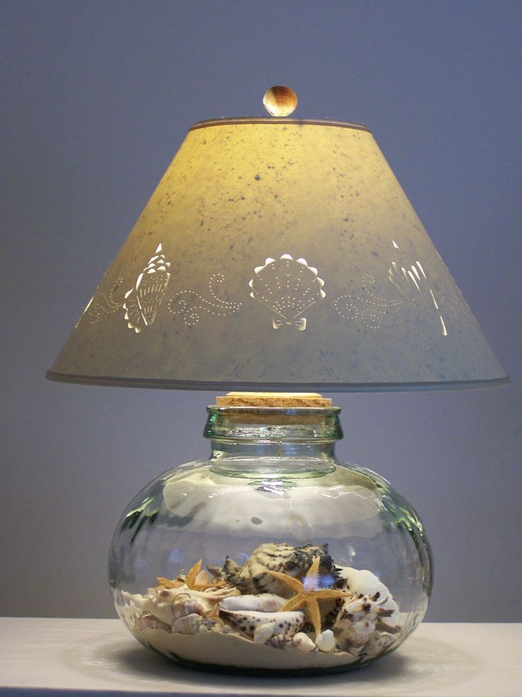 Great 'memory' lamp. Put in all your little 'beach...
