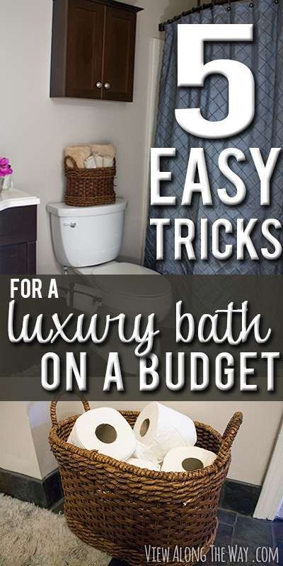 5 easy steps to a luxury guest bathroom on a budge...