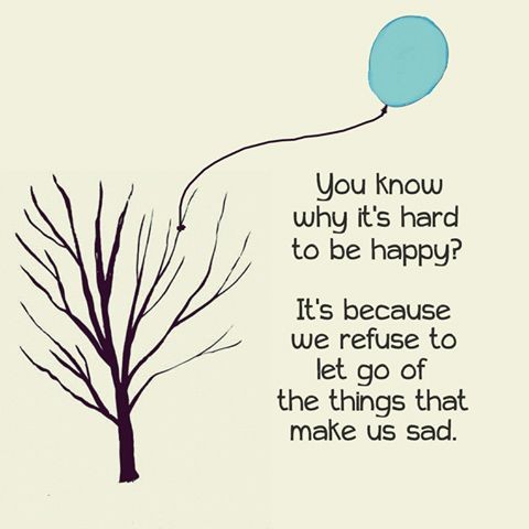 You know why it's hard to be happy? It's because w...