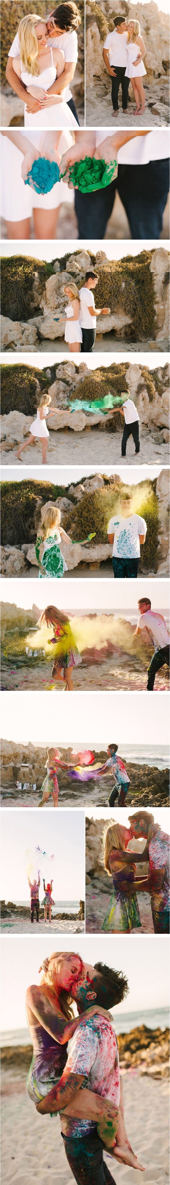Paint fight engagement shoot. Need I say more?!?!