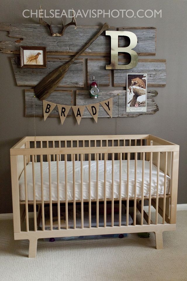 Vintage Hunting Nursery Designed By Ashley from Th...