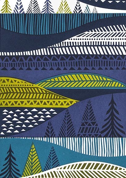 Scandinavian style print by Sanna Annukka. #print,...