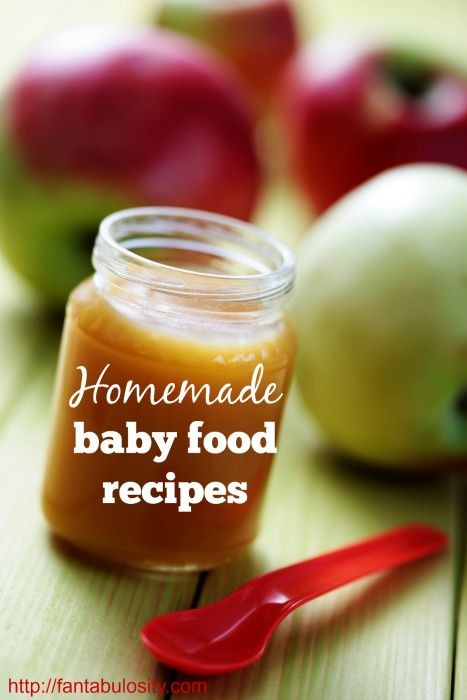 Homemade Baby Food Recipes.  Love the easy concept...