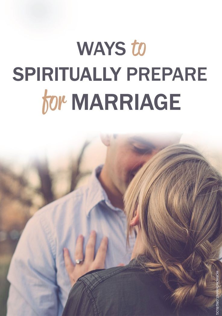 What can singles do now to spiritually prepare for...