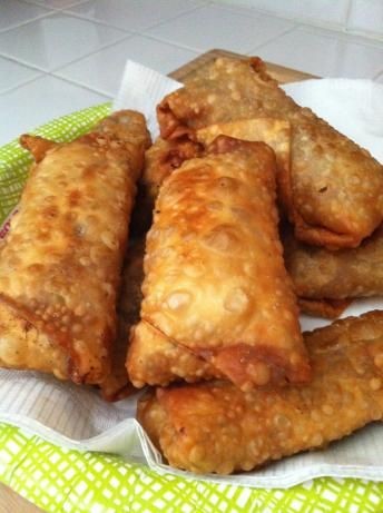 Easy egg roll recipe (using a bag of cole slaw mix...
