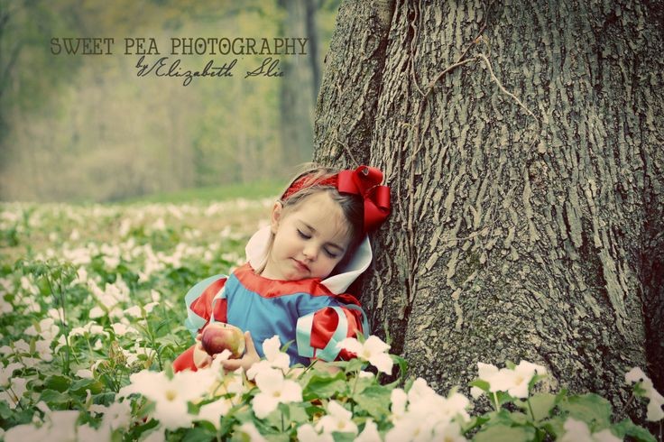 Snow White Fairy Tale Photo shoot. Toddler Girl Ph...