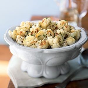 Vegetarian Holiday Recipes | Roasted Cauliflower w...