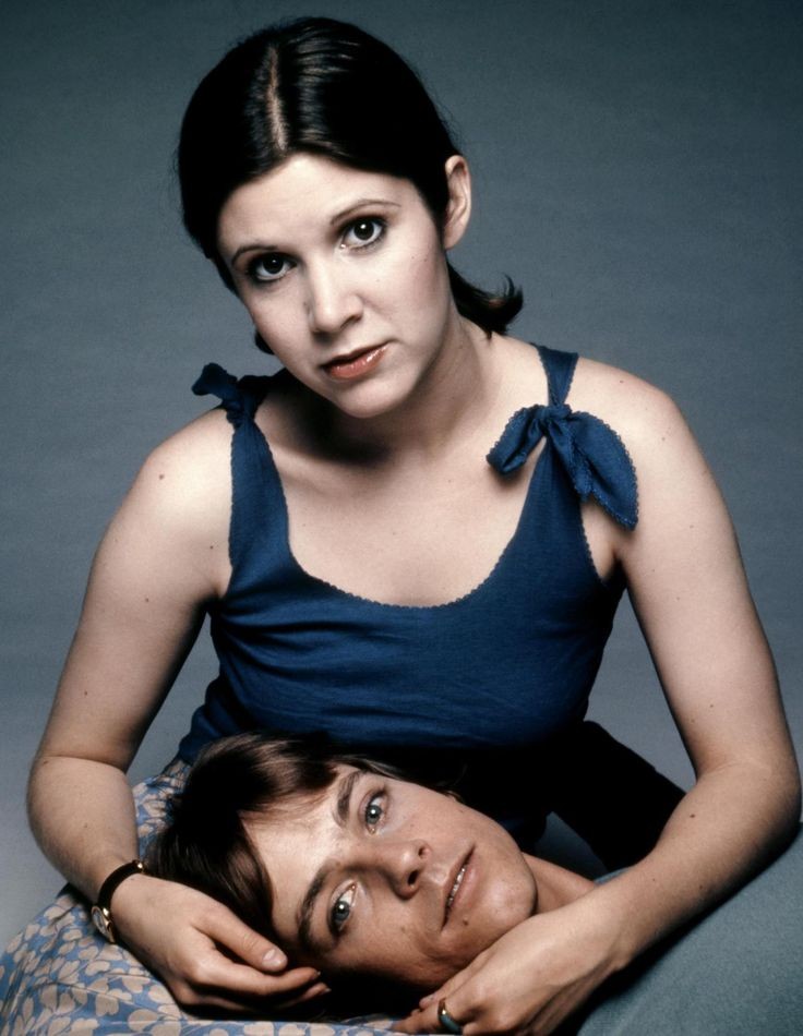 Carrie Fisher and Mark Hamill ~ 1977