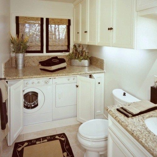 bathroom laundry room combo - don't like the mater...