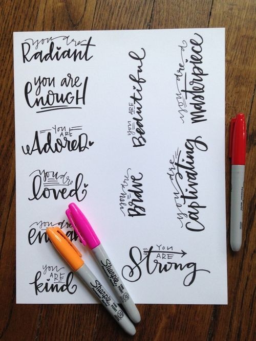 Cool lettering ideas