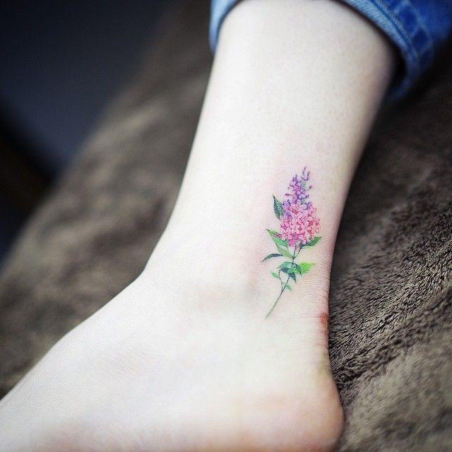 Lilac tattoo by Sol Tattoo
