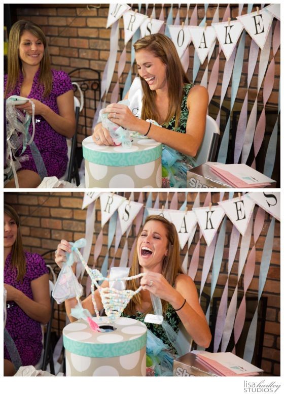 The Bride's Panty Box: The bride lifts the lid and...