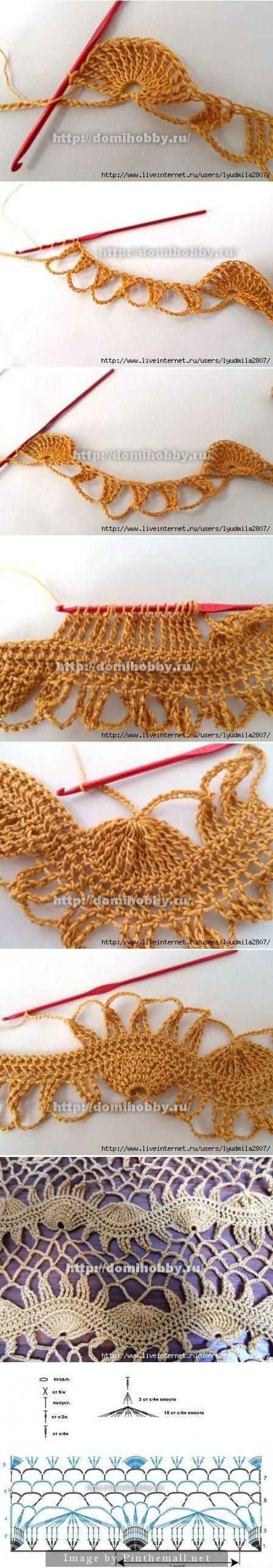 Awesome crochet technique looks like broomstick la...