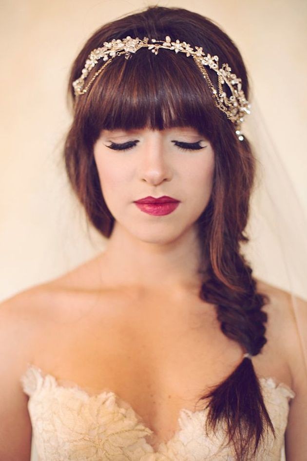 Brides With Bangs | Brides with Fringes | Wedding...