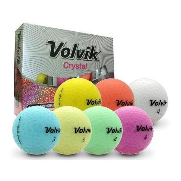 Volvik Crystal colored women's Golf Balls ($20) &#...