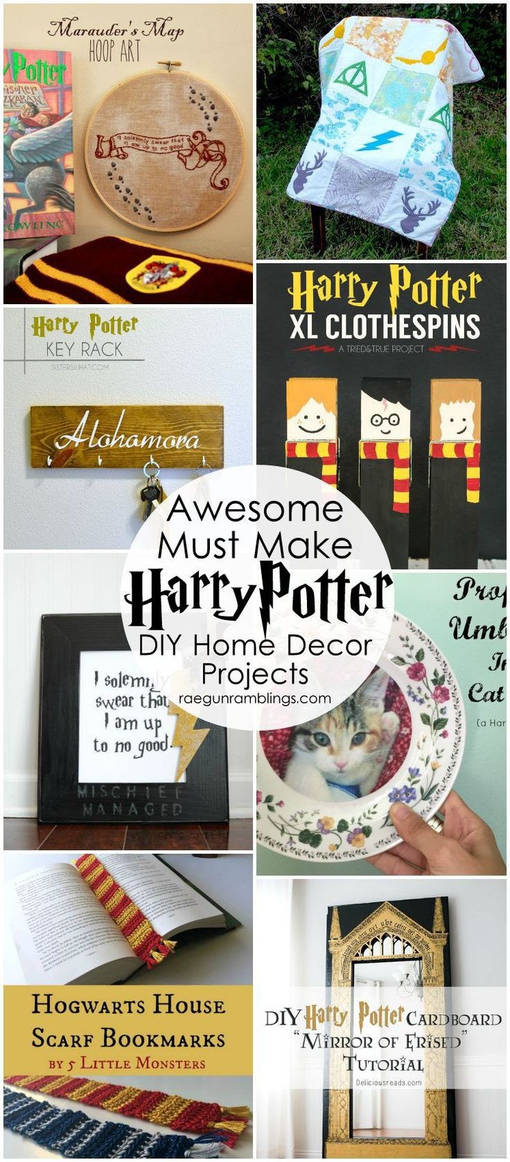 Great decorating ideas. DIY harry potter home deco...