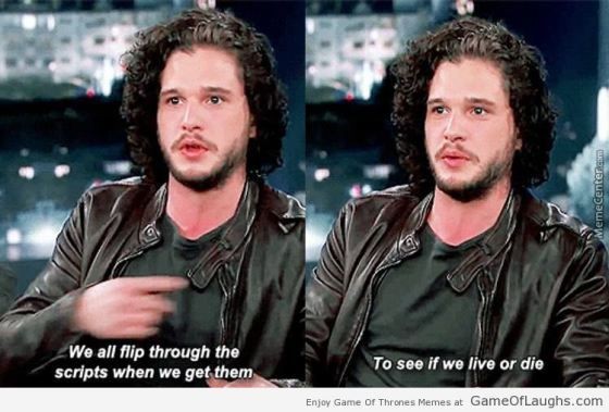 This is why the cast of Game Of Thrones is always...