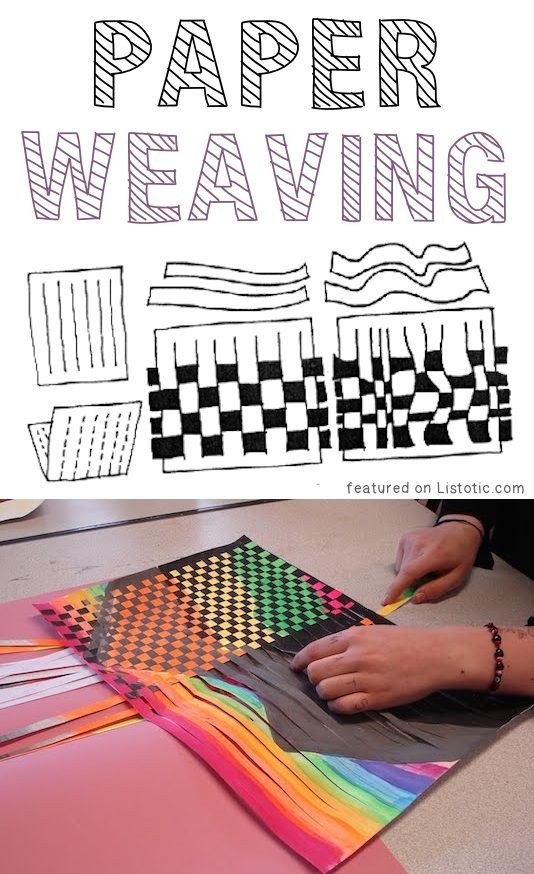 Paper Weaving -- 29 fun crafts for kids that adult...