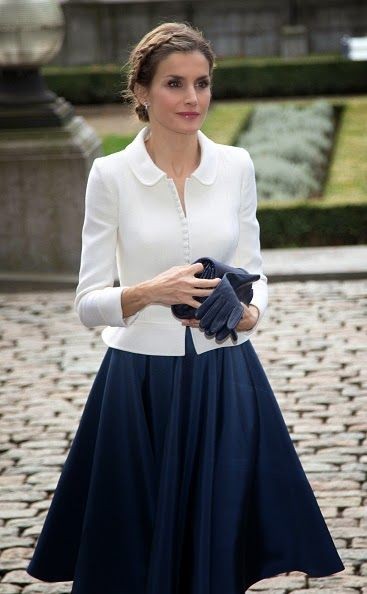 Queen Letizia of Spain during a Spanish State visi...