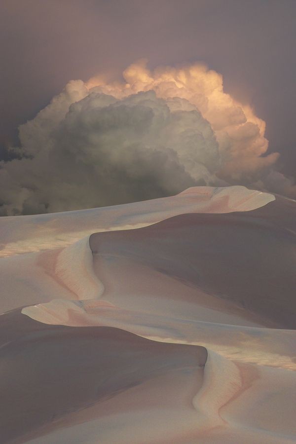 Clouds over sand dunes 2295 by peter holme iii, vi...