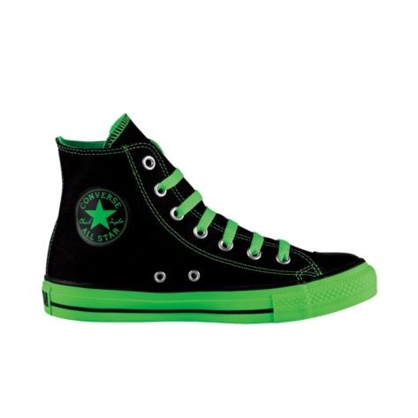 Part of some weird, Black + Neon sole Chuck Taylor...